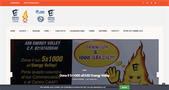 Desktop Screenshot of energyvolley.it
